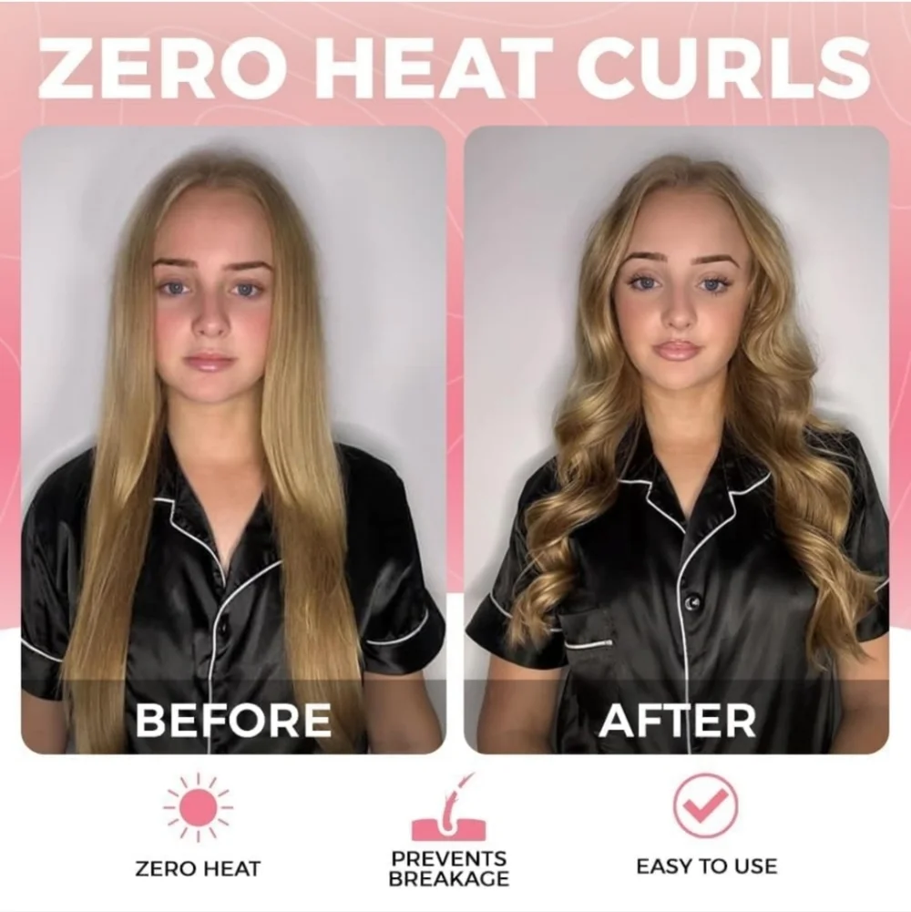Heatless Hair Curlers to Sleep In